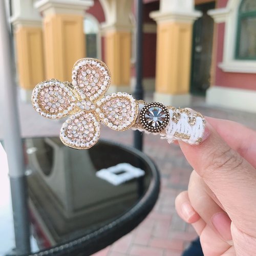 小香风水钻仙女刘海顶夹饰品卡子