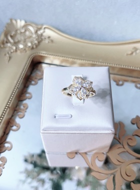 时尚个性简单开口食指戒女ins潮百搭小众设计旋转指环饰品女A490