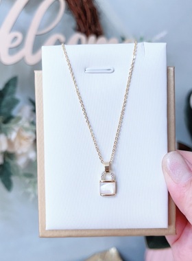 新款项链女生时尚轻奢小众设计感锁骨链新款网红气质百搭颈链A548
