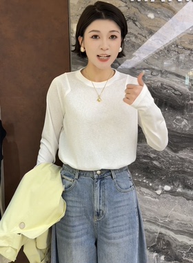 欧洲站2026春季新款时尚潮流显瘦套头女人味款黑色长袖上衣衬衫潮