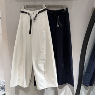 女士直筒裤 欧洲站2026春季 通勤风高腰显瘦百搭阔版 时尚 潮F851 新款