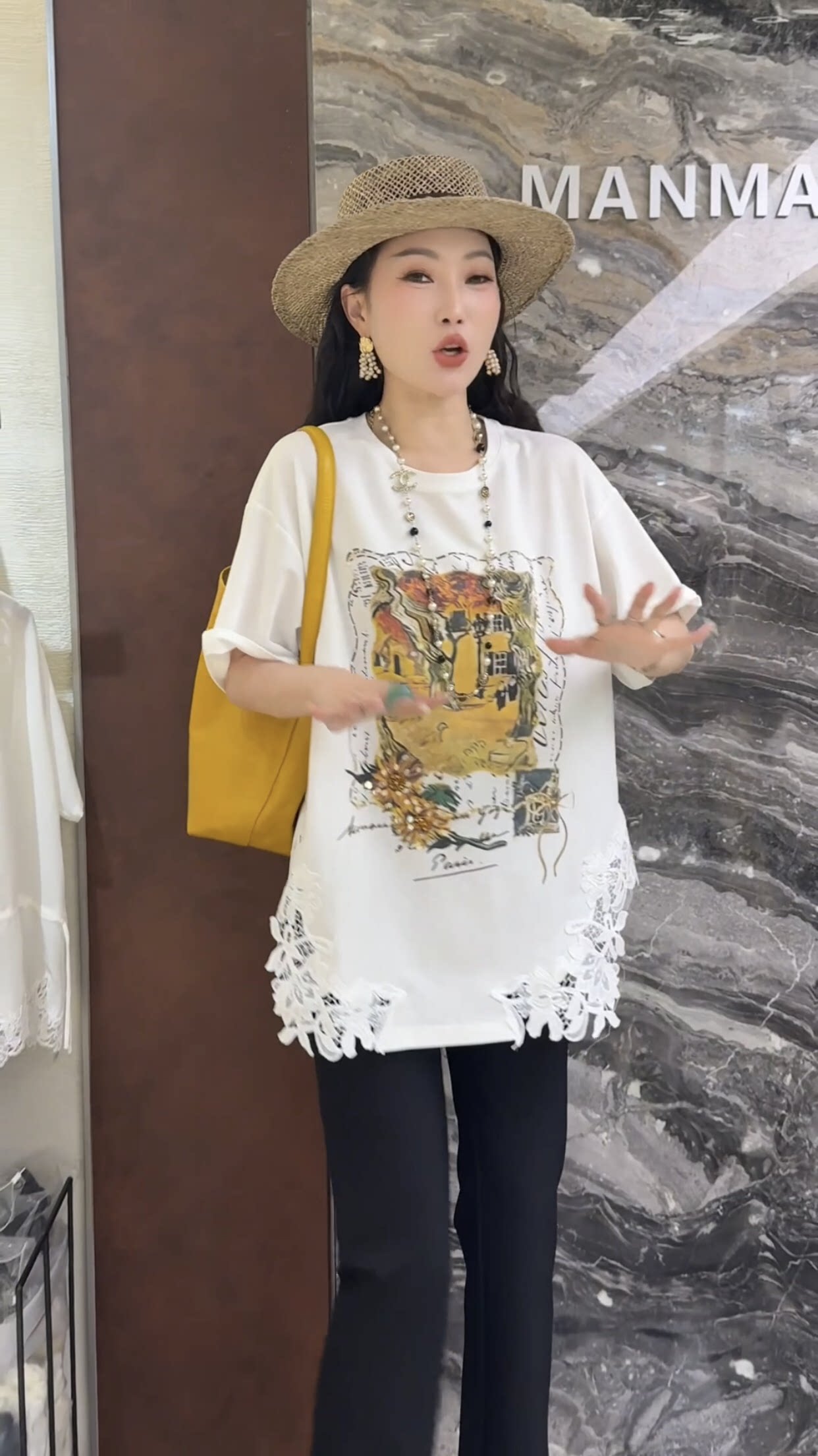 欧洲站2026夏季新款时尚百搭圆领刺绣字母宽松显瘦短袖大版T恤女