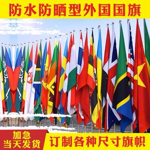 各国国旗定制东盟外国国旗世界国旗装饰德国美国多国户外旗帜定做