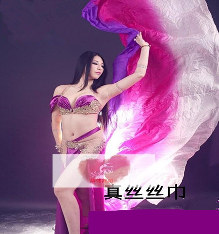 肚皮舞真丝舞蹈手纱丝巾纱巾