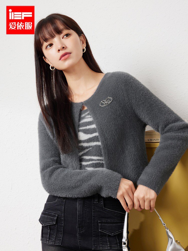 IEF/爱依服2023秋冬新款美式摇滚Y2K辣妹个性风毛织两件套B56199怎么样,好用不?