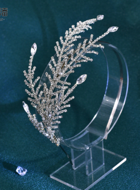 优拉潘 新娘结婚发饰日常简约外出水钻发箍宴会派对时尚搭配HP735