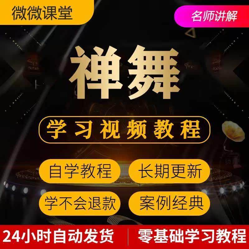 禅舞视频教程全套从入门到精通技巧培训学习在线课程