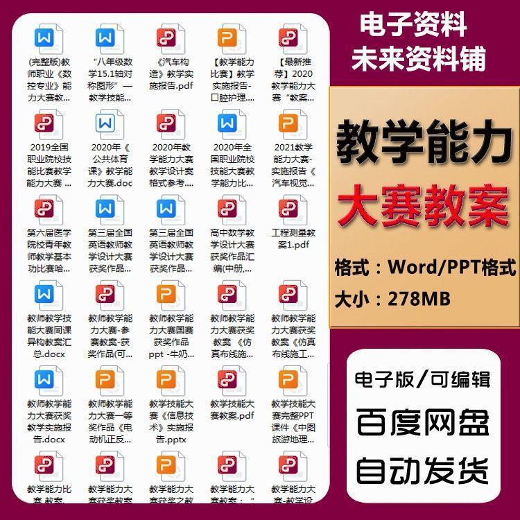 职业院校教学能力大赛教案模板技能比赛ppt设计实施报告课件比赛