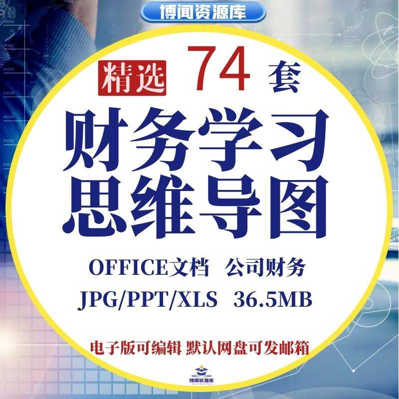 财务学习资料思维导图模板会计要素概述风险管理偿债盈利运营能力