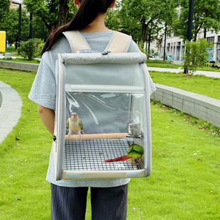 大号鹦鹉外出便携鸟包多只小鸟出行透气玄凤小太阳轻便外带背包