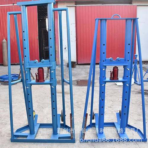 电力电缆放线架5/10/15吨立式液压电缆架放线架电力光纤放线盘