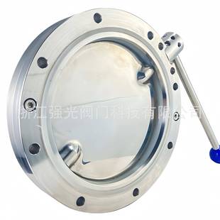 制药生物卫生级食品级不锈钢手动半包全包真空粉体蝶阀304 316L