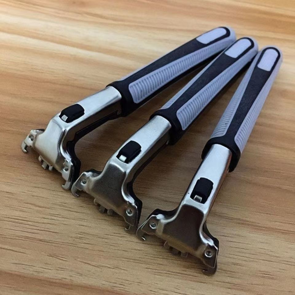 双层刀架手动剃须刀架刮胡刀吉利两层刀片刀架通用2层3层六层刀架