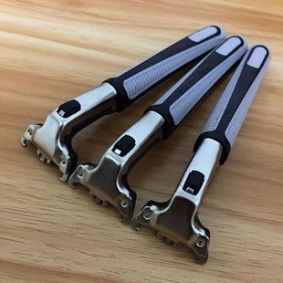 双层刀架手动剃须刀架刮胡刀吉利两层刀片刀架通用2层3层六层刀架