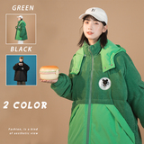 2025冬季新款港风灯芯绒拼接棉衣夹克中性男女外套黑GM07P125，男装夹克，电商B277A（原A068）