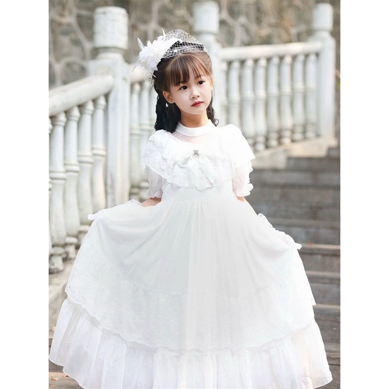 2026新款留洋大小姐儿童连衣裙富家千金生日礼服裙子女童公主裙