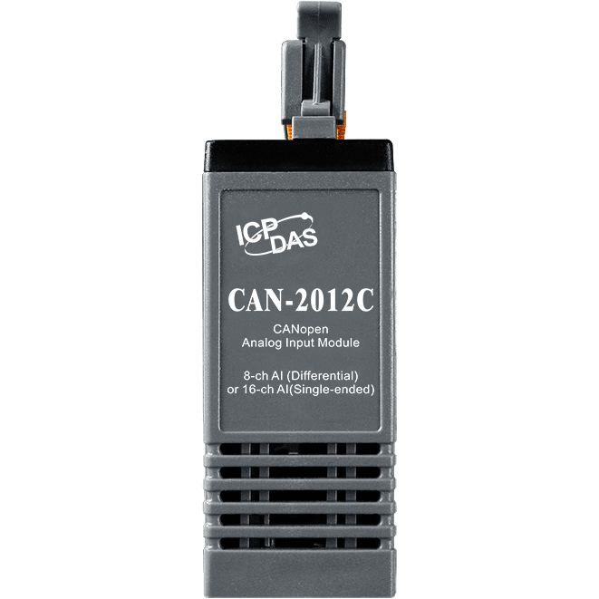 泓格CAN-2012C CANopen从站模块，带16位、16通道AI