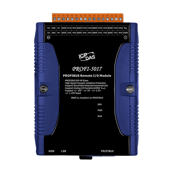 泓格PROFI-5017 8通道隔离模拟量电压/电流输入 PROFI-5017C