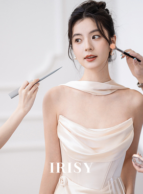 IRISY 「潮汐」绝美订婚礼服法式高级感新娘结婚敬酒服抹胸连衣裙
