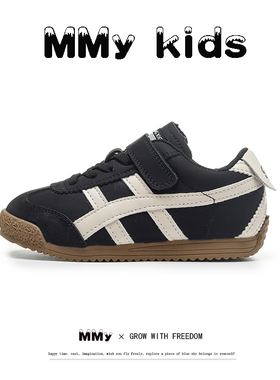 儿童阿甘鞋2025秋冬新款中大童真皮女童运动鞋防滑宝宝德训男童鞋