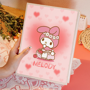 美乐蒂相册本纪念册儿童成长记录册6五寸六照片收纳3寸4卡册影集5