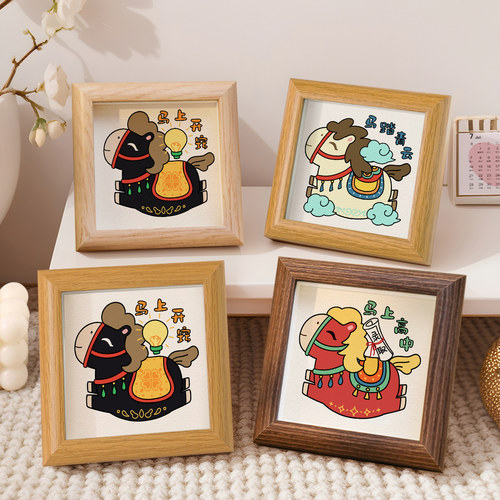 创意摆件立体相框温馨治愈风