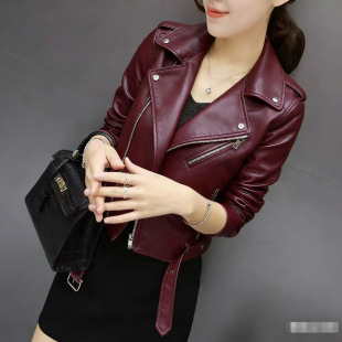 秋装 长袖 新款 秋季 上衣女士皮衣女 外套 厂家天猫商城女装