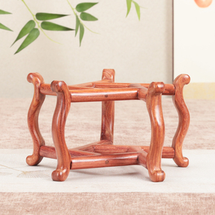 花梨木托架实木底座碗莲缸乌龟缸金鱼缸架子酒缸花瓶花盆瓷器木托