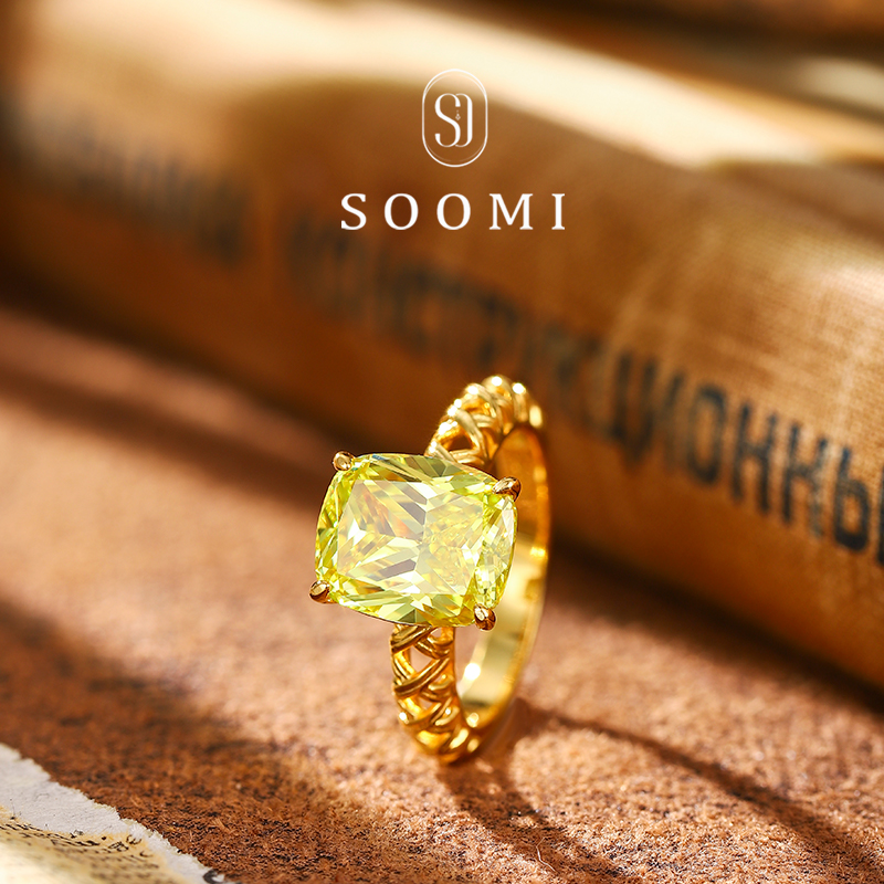 925银高碳编织戒臂戒指