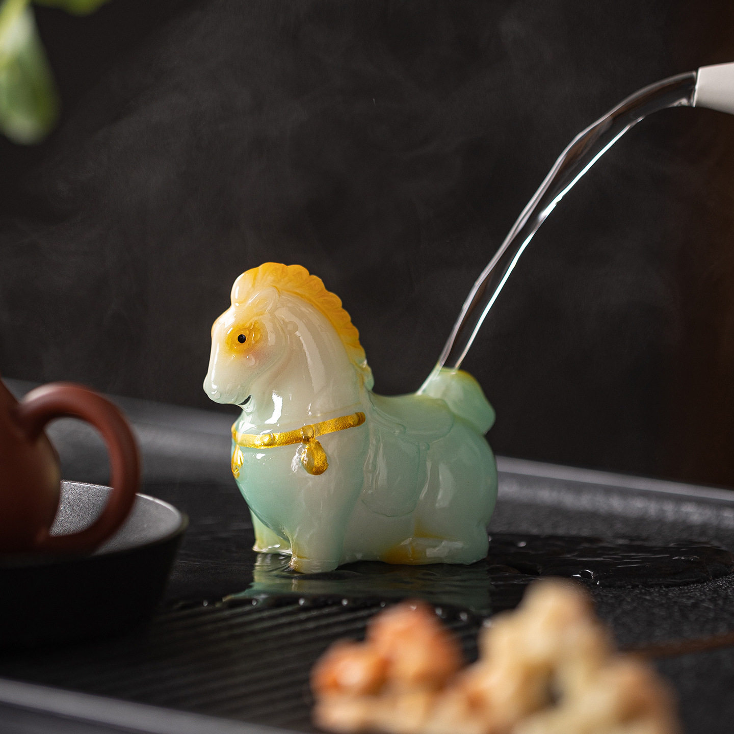 变色马茶宠摆件精品可养创意生肖马茶桌茶台茶玩配件装饰唐马摆设,餐饮具,茶宠摆件,淘宝优惠券,粉丝福利购,淘宝优惠卷