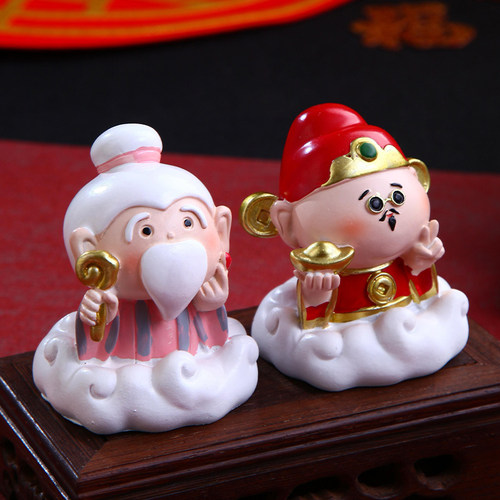 招桃花旺姻缘摆件姻缘电脑桌月老