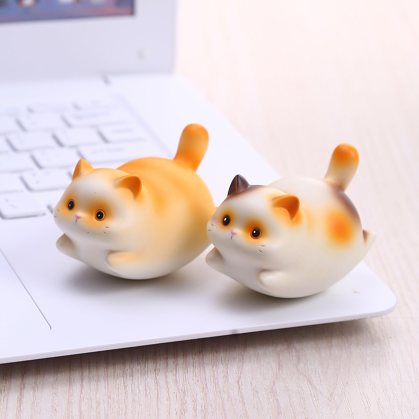 仿真三花猫摆件可爱礼物家居装饰