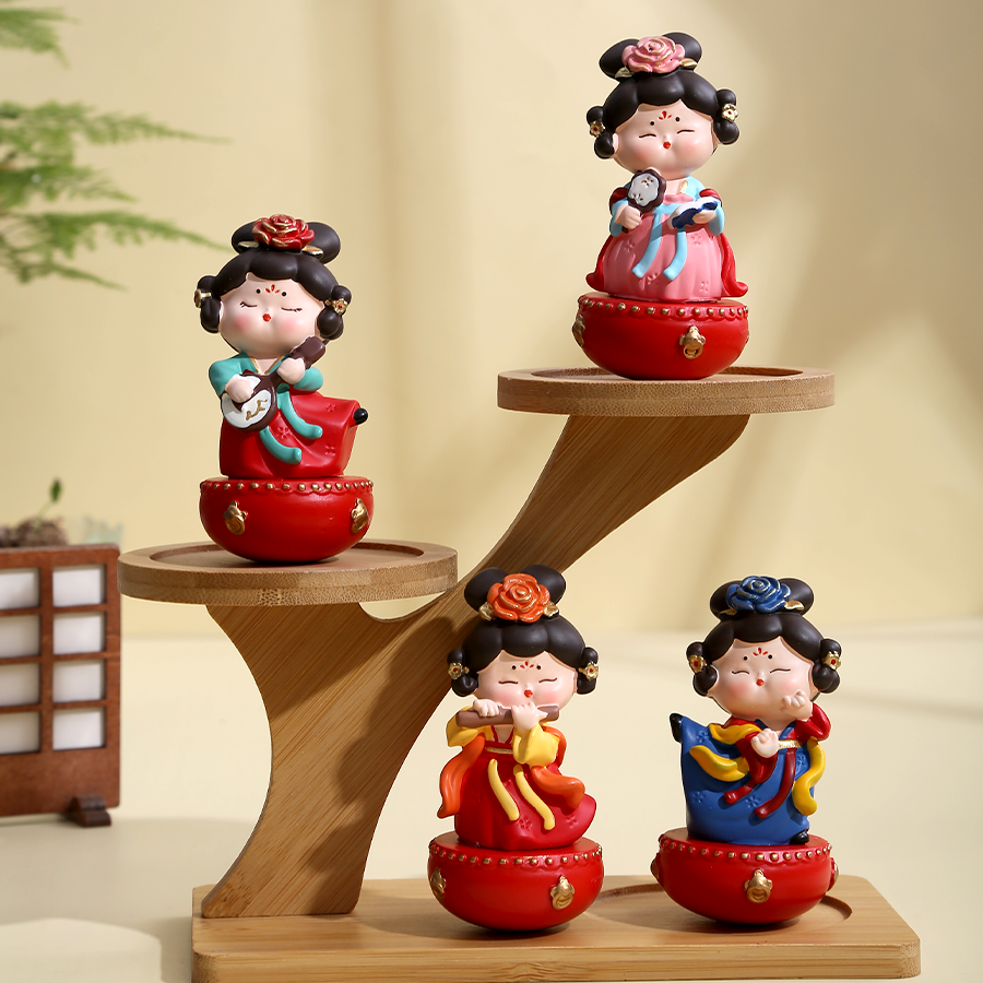 不夜城不倒翁小姐姐娃娃陕西文创