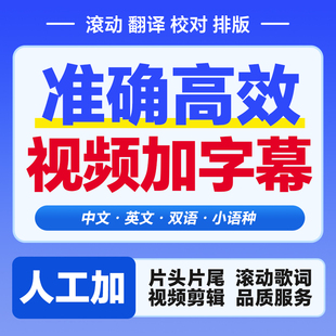 PR剪辑视频加字幕双语日语翻译歌曲mv字幕人名字幕条花字srt制作