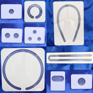 珍珠排版 带背胶亚克力粘贴版展示陈列板 裸珠耳钉项链手链配对