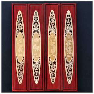 胎毛笔笔盒 花梨木黄杨龙盒、凤盒 生肖羊 生肖马盒 胎毛笔盒子