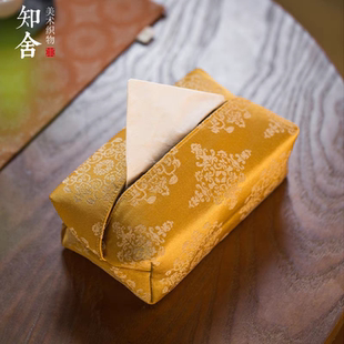 知舍松鹤新中式 小白茶具 禅意茶席干泡席茶道垫子手工高端茶具