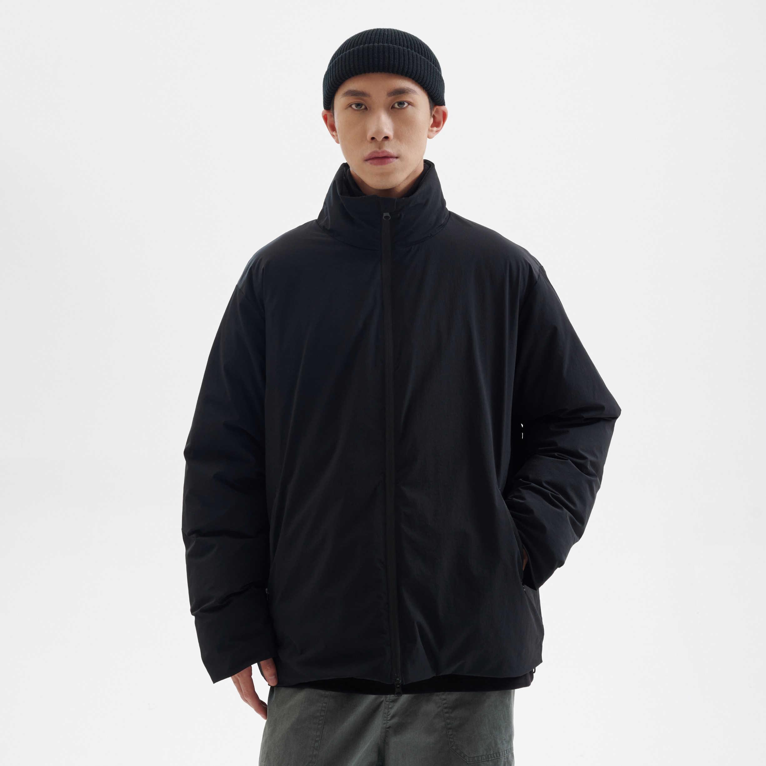 BUTTBILL 三防复古90白鸭绒通勤户外石墨烯羽绒服外套夹克男情侣