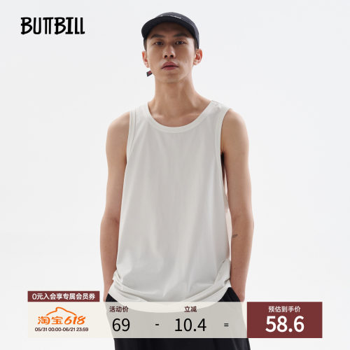 BUTTBILL复古双纱索罗娜无袖背心