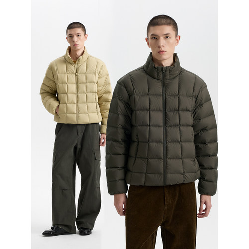 BUTTBILL简约方格90鸭绒羽绒服