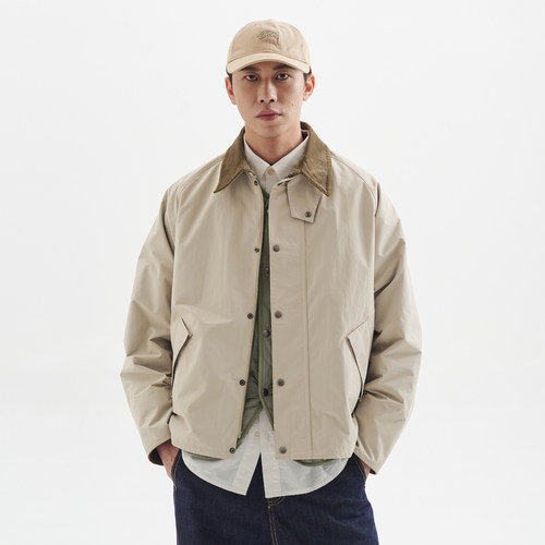 BUTTBILL复古猎装三合一日系棉服