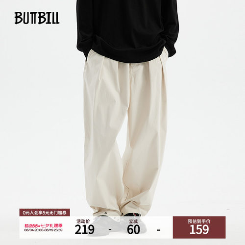 buttbill日系复古休闲裤四季款