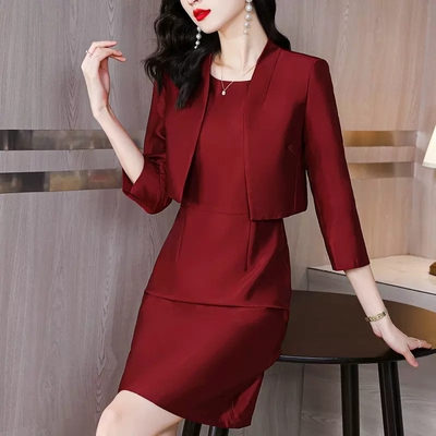 喜婆婆婚宴装披肩两件套