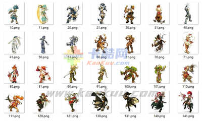 9036游戏美术资源场景素材2D资源 Q版卡通地编【DOFUS全套元素】