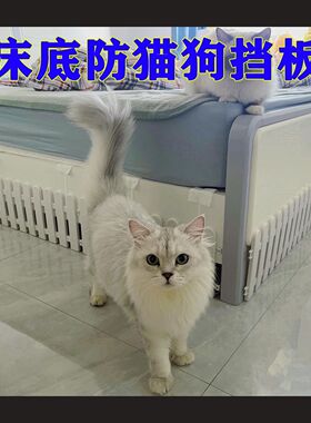 封床底神器防猫床底挡板防猫防狗钻床下沙发缝隙堵边宠物围栏围挡