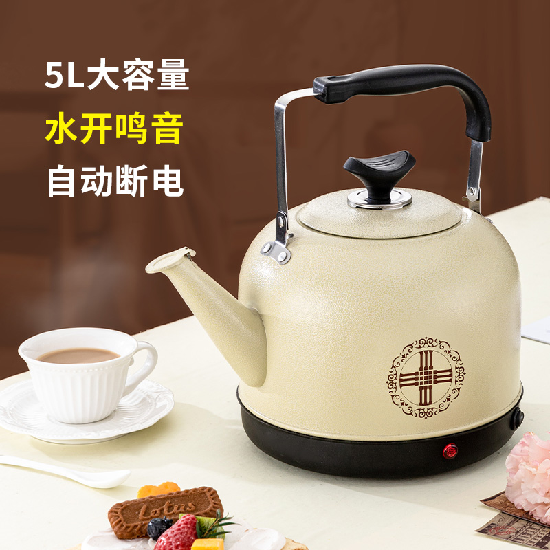 全自动不锈钢电热水壶大容量电水壶自动断电烧水壶家用耐用茶壶