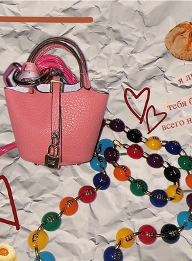 Domy Land原创miu系粉色小包挂件挂链高级感甜酷y2k创意挂饰配件