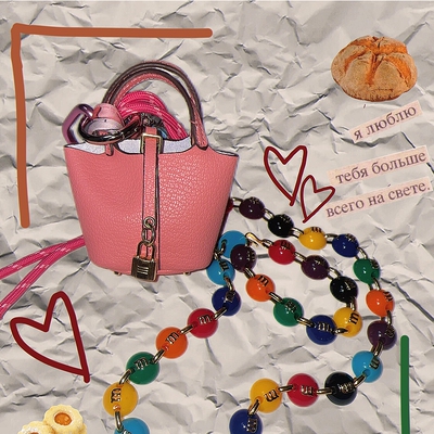 Domy Land原创miu系粉色小包挂件挂链高级感甜酷y2k创意挂饰配件