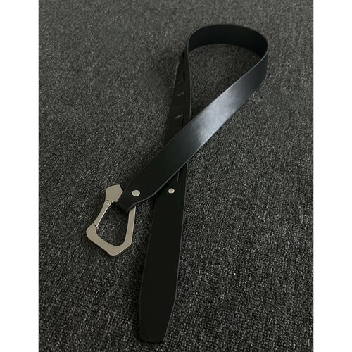 Domy Land个性几何机能风登山扣皮带男女百搭黑色腰带装饰裤带ins