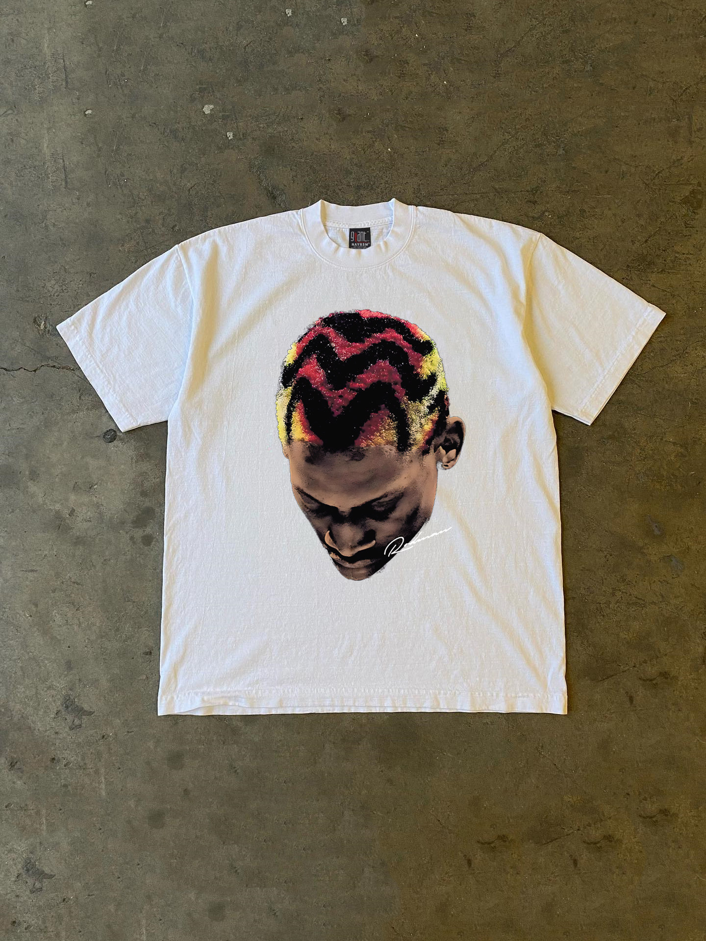 DENNIS RODMAN COUPLE SHORT SLEEVE T-SHIRT TOP